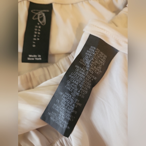 Zero + Maria Cornejo Sz 8 Long Sleeve Blouse RUCHED BUBBLE TOP champagne color - Picture 2 of 8